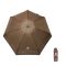 Ομπρέλα  μίνι  σπαστή χειροκίνητη καφέ Pierre Cardin Folding Umbrella PC - 7215