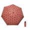 Ομπρέλα γυναικεία mini σπαστή χειροκίνητη φλοράλ κόκκινη Pierre Cardin PC-7235