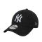 Καπέλο τζόκεϊ μαύρο μελανζέ New York Yankees New Era 9Forty MLB Cap Black