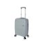 Cabin Hard Expandable Luggage With 4 Wheels Stelxis Cronus ST-540 Silver Grey