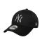 Καπέλο τζόκεϊ μαύρο New York Yankees New Era 9Forty MLB Cap Metallic Black