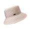 Καπέλο γυναικείο ψάθινο ριγέ ροζ Women's Straw Bucket Hat Striped Pink