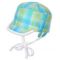 Summer Cotton Cap Double Face With UV Protection Sterntaler Checked / Light Green