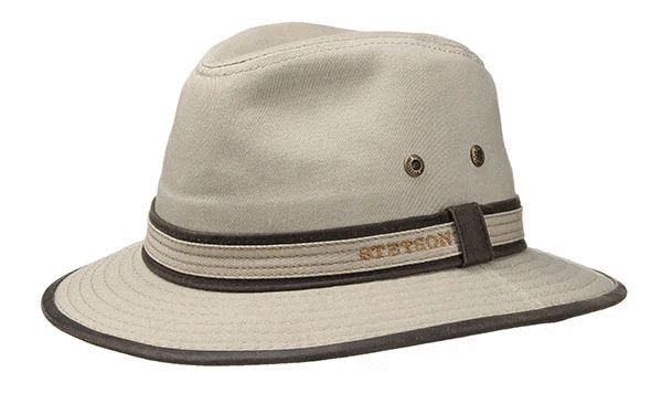 Summer Cotton Hat Stetson Traveller Beige