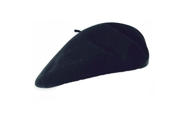Καπέλο μπερές μάλλινος, αδιάβροχος, σκούρος μπλε, Vrai Basque Impermeable Marine
