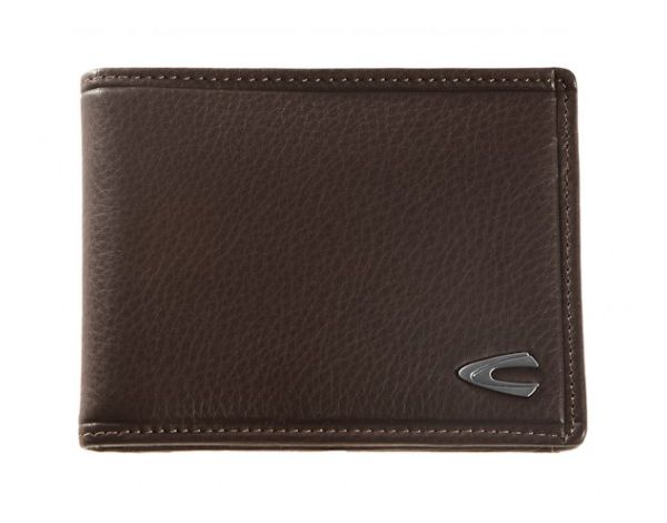 Leather Horizontal Wallet Camel Active Vegas Brown