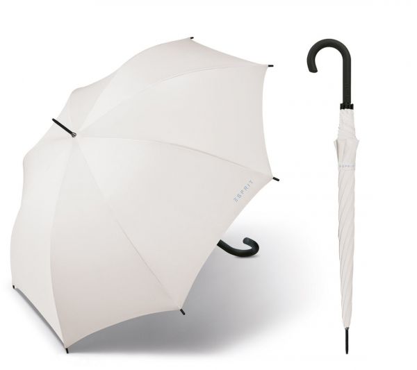 Ομπρέλα μεγάλη αυτόματη μονόχρωμη μπεζ Esprit Long AC Basic Beige
