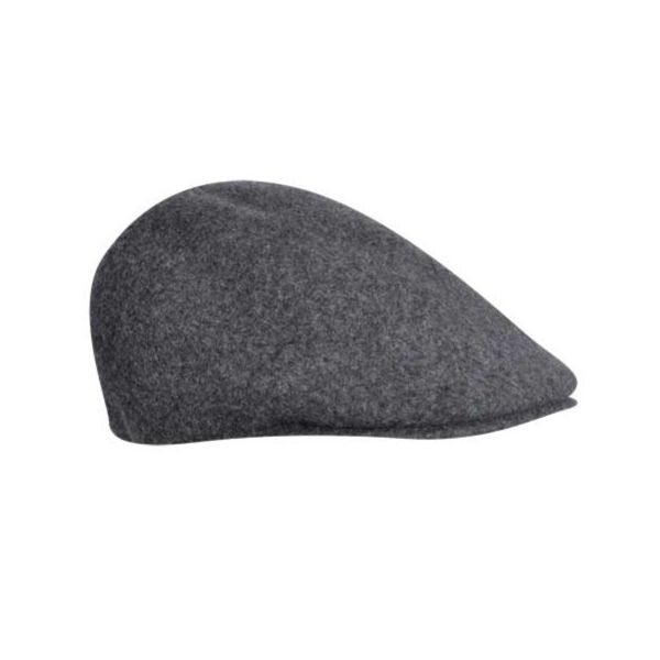 Καπέλο τραγιάσκα χειμερινό μάλλινο γκρι Kangol Seamless Wool 507