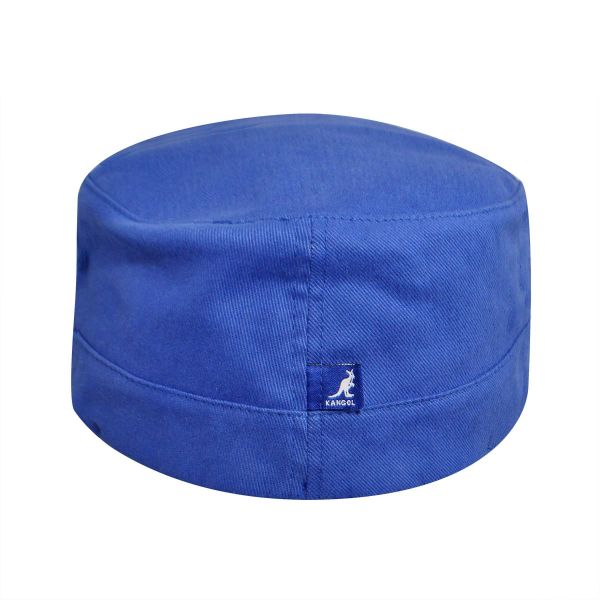 Καπέλο τζόκεϊ μπλε ανοιχτό Kangol Cotton Twill Army Cap, πίσω όψη