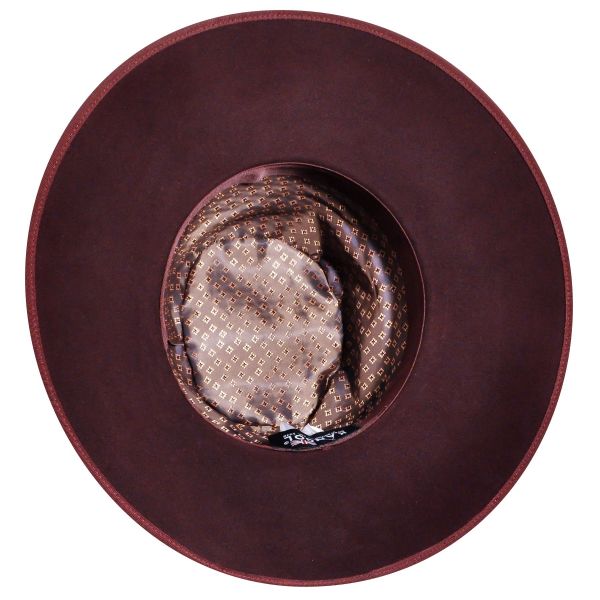 Καπέλο γυναικείο χειμερινό μάλλινο Kangol Corded Diva Vino, εσωτερικό