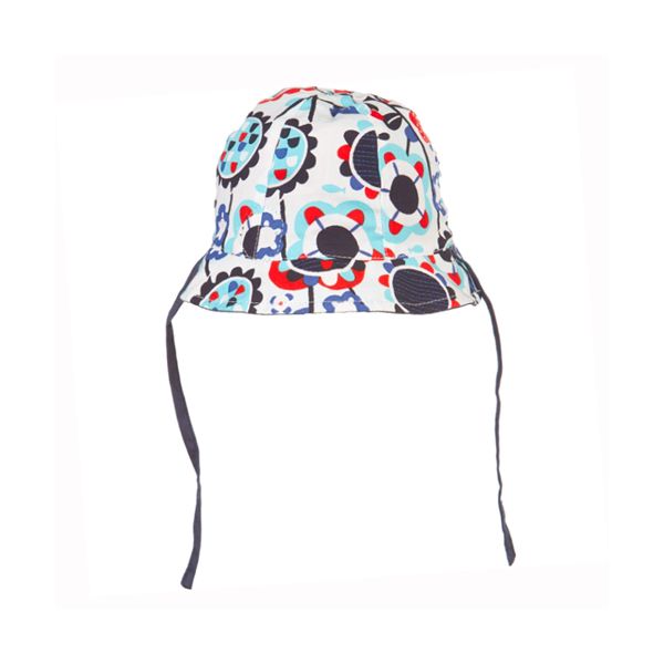 Καπέλο καλοκαιρινό βαμβακερό δύο όψεων Tuc Tuc Deep Blue