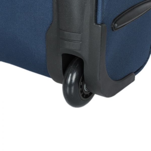 Βαλίτσα μικρή υφασμάτινη μπλε Diplomat ZC 930, λεπτομέρεια, τροχός