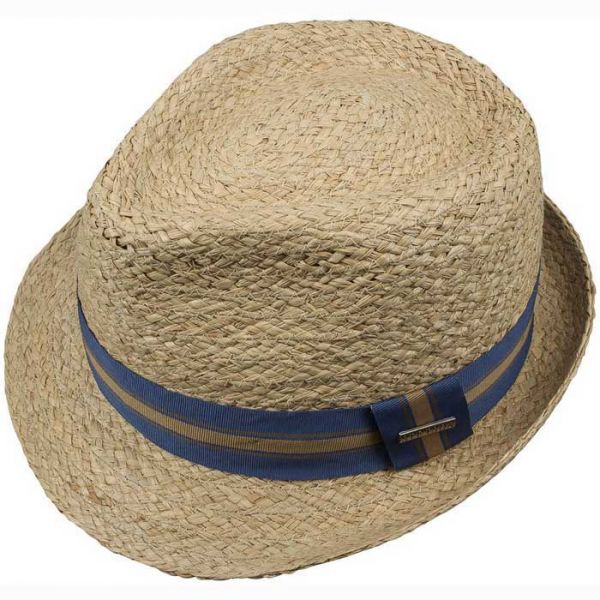 Summer Raffia Hat Stetson Trilby Mandalo