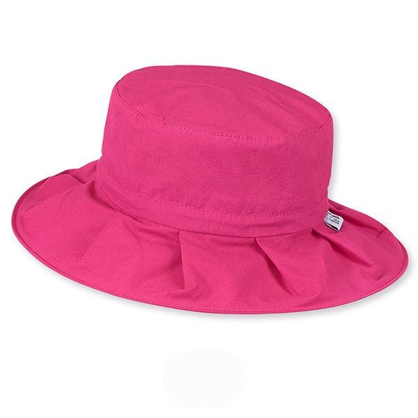 Καπέλο καλοκαιρινό βαμβακερό ροζ με αντηλιακή προστασία Sterntaler