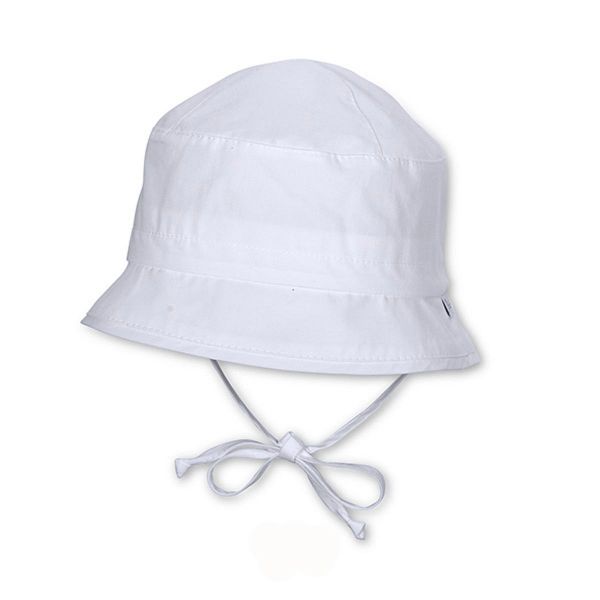 Καπέλο καλοκαιρινό βαμβακερό λευκό με αντηλιακή προστασία Sterntaler Fishermans Hat