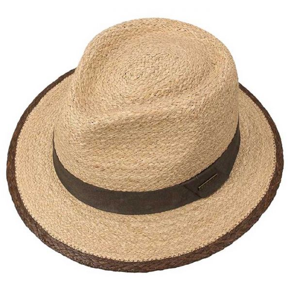 Summer Raffia Trilby Hat Stetson Traveller Merriam