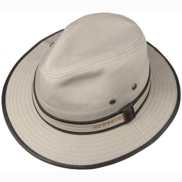 Summer Cotton Hat Stetson Traveller Beige