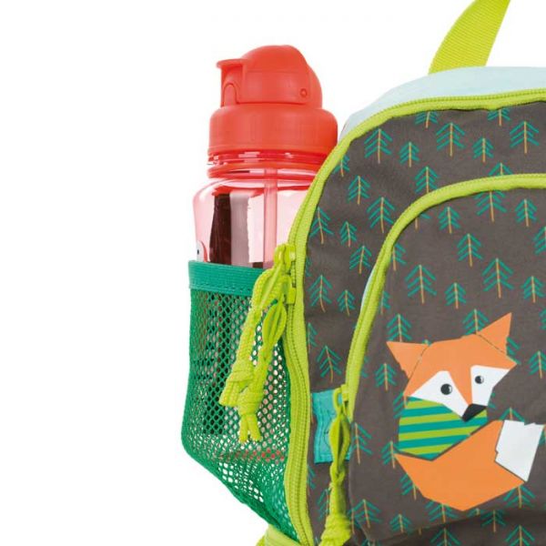 Σακίδιο πλάτης παιδικό αλεπού Lässig Mini Backpack Little Tree - Fox, λεπτομέρεια, εξωτερική τσέπη, αριστερή όψη