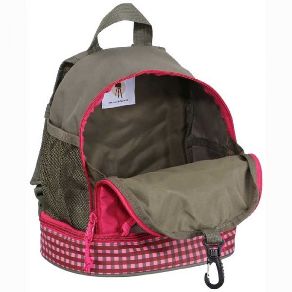 Σακίδιο πλάτης παιδικό μανιτάρι της Lässig Mushroom Magenta Backpack, εσωτερικό