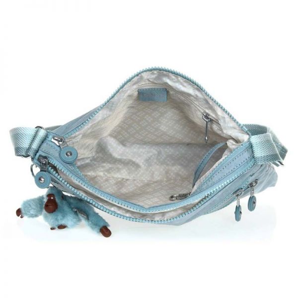 Τσάντα ώμου σιέλ Kipling Basic Alvar Shoulder Bag Pastel Blue C, εσωτερικό