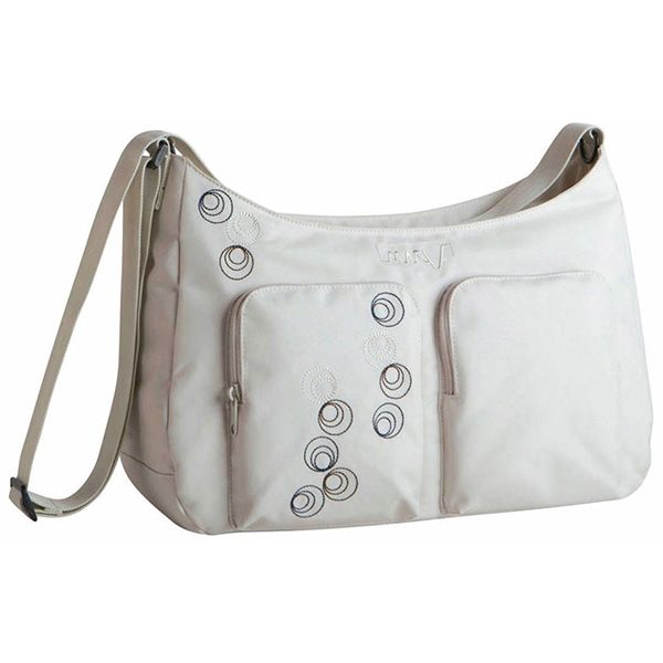 Τσάντα ώμου για μητέρες Marv Beige Circles Shoulder Bag