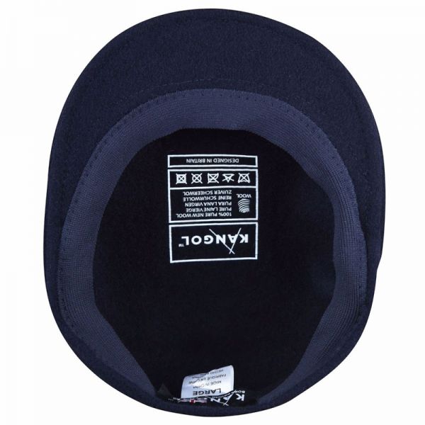 Καπέλο τραγιάσκα μάλλινο χειμερινό σκούρο μπλε Kangol Cap 504