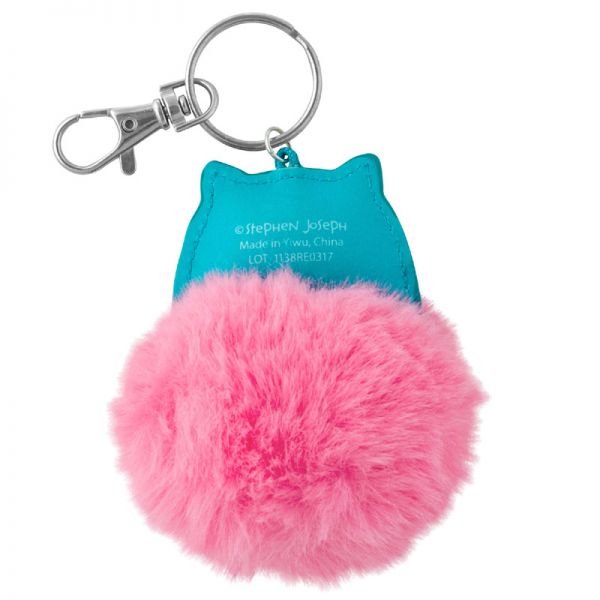 Μπρελόκ παιδικό κουκουβάγια Stephen Joseph Pom Pom Critter Key Chains Owl, πίσω όψη