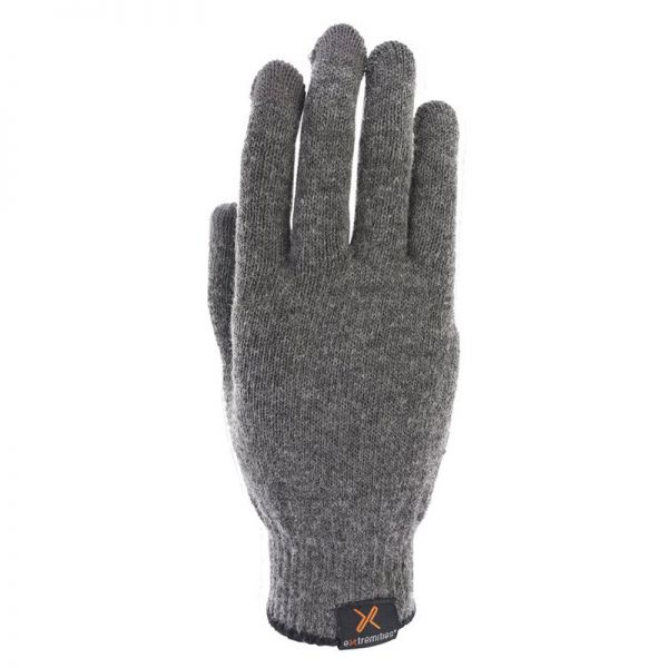 Γάντια πλεκτά μάλλινα merino γκρι Extremities Primaloft Touch Glove, πάνω όψη