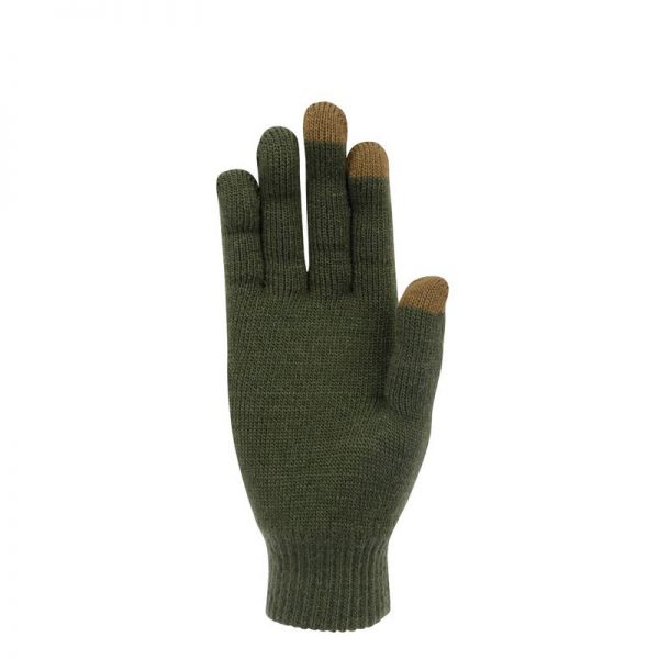 Γάντια πλεκτά unisex Extremities Thinny Touch Glove, πράσινα, κάτω όψη