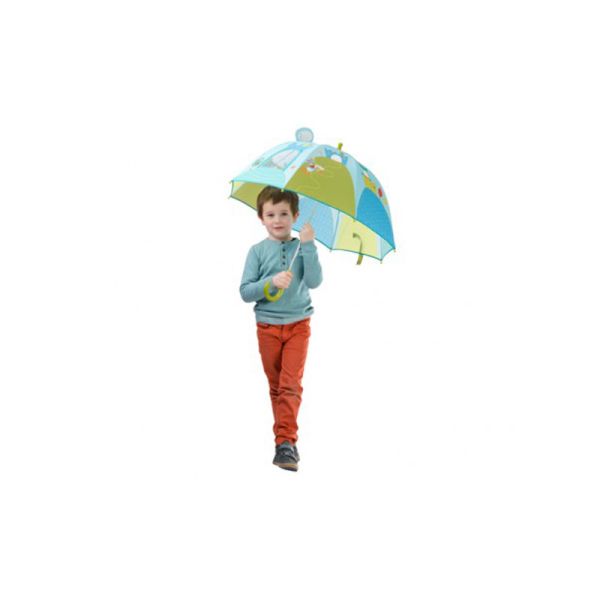 Ομπρέλα παιδική χειροκίνητη με τον δράκο τον Walter Lilliputiens Walter Unbrella