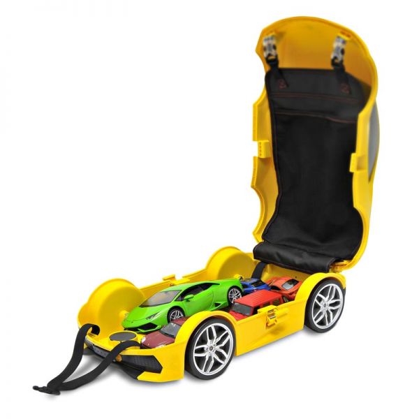 Βαλίτσα παιδική αυτοκίνητο κίτρινο Ridaz Lamborghini Huracán Yellow, εσωτερικό