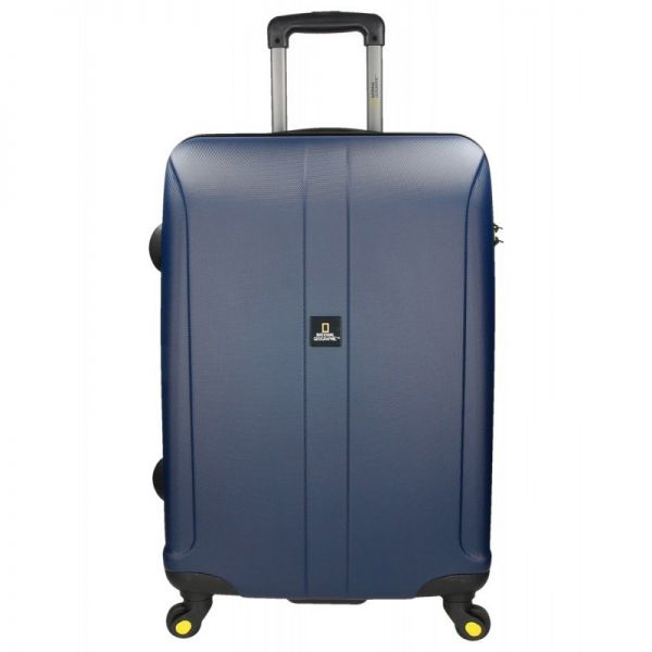Βαλίτσα σκληρή μεσαία μπλε με 4 ρόδες National Geographic Vital Navy M