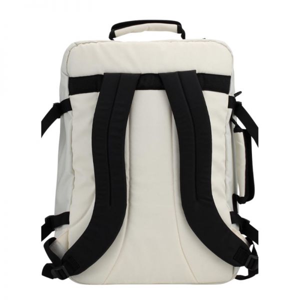 Τσάντα ταξιδίου - σακίδιο πλάτης λευκό Cabin Zero Classic Ultra Light Cabin Bag Cabin White,πίσω όψη