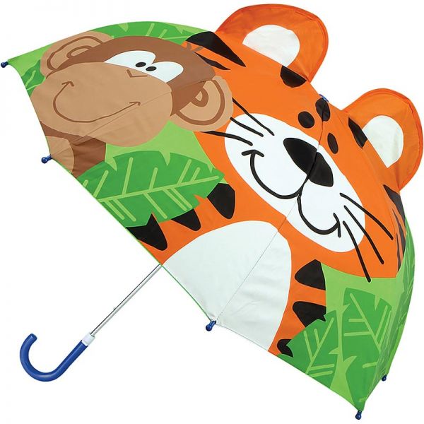 Ομπρέλα παιδική τρισδιάστατη  άγρια ζώα Stephen Joseph Pop Up Umbrella Zoo