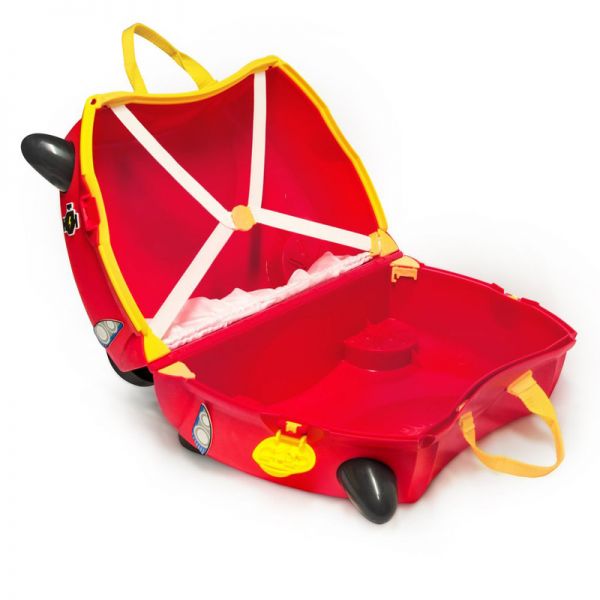 Βαλίτσα παιδική αγωνιστικό αυτοκινητάκι Trunki Rocco Race Car Luggage, εσωτερικό
