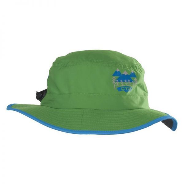 Καπέλο καλοκαιρινό πλατύγυρο πράσινο με αντηλιακή προστασία CTR Summit Green Junior Sunshower Sombrero