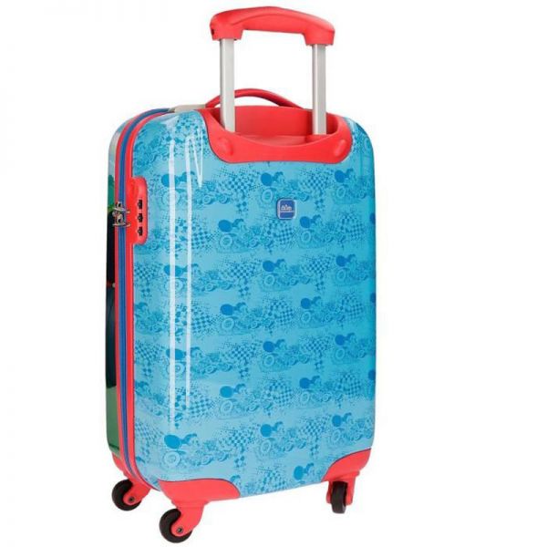 Βαλίτσα παιδική καμπίνας Disney Mickey Mouse Roadster Racers Luggage, πίσω όψη