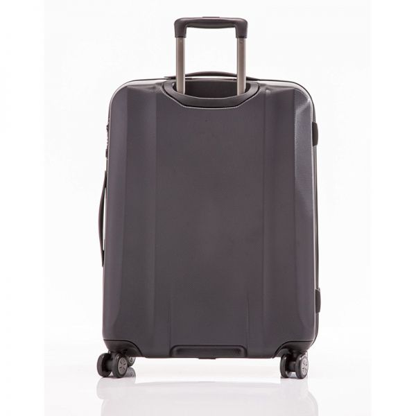 Cabin Hard Luggage 4 Wheels Titan Xenon Black 809406 55cm