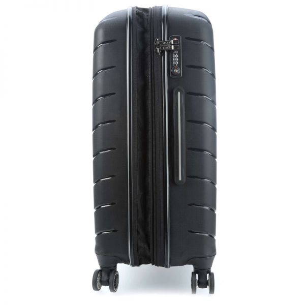 Large Hard Luggage 4 Wheels Titan Limit  Spinner Black