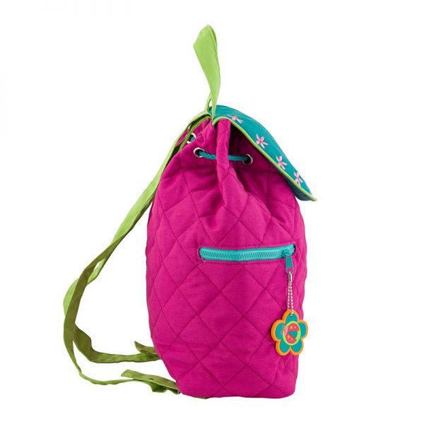 Σακίδιο πλάτης υφαμάτινο καπιτονέ Stephen Joseph Quilted Backpack Paisley Garden, αριστερή όψη