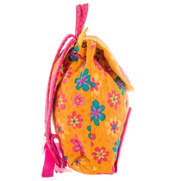 Σακίδιο πλάτης παιδικό με ιμάντα γατούλα Stephen Joseph Buddy Bag Cat With Safety Harness, αριστερή όψη