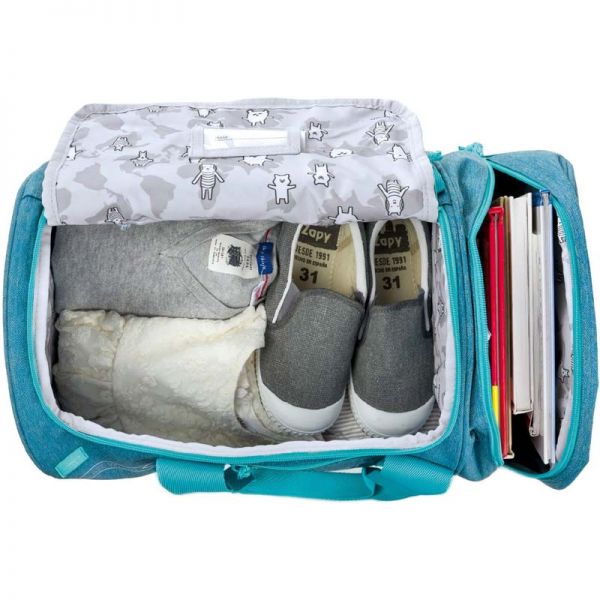 Τσάντα ταξιδιού παιδική σιέλ Lässig Mini Sportsbag About Friends, εσωτερικό