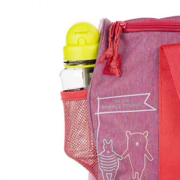 Τσάντα ταξιδιού παιδική ροζ Lässig Mini Sportsbag About Friends, λεπτομέρεια, πλάγια εξωτερική τσέπη