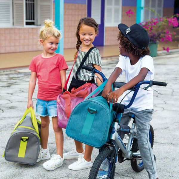 Τσάντα ταξιδιού παιδική σιέλ Lässig Mini Sportsbag About Friends