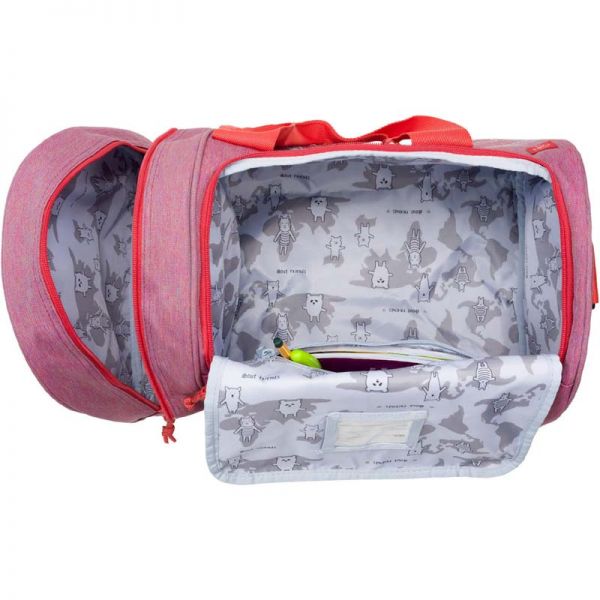 Τσάντα ταξιδιού παιδική ροζ Lässig Mini Sportsbag About Frieds, εσωτερικό