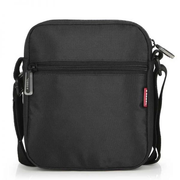 Τσαντάκι ώμου μεσαίο μαύρο Gabol Twist Shoulder Bag Black, πίσω όψη