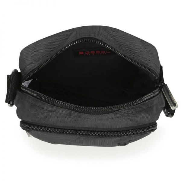 Τσαντάκι ώμου μεγάλο μαύρο Gabol Twist Shoulder Bag Black, εσωτερικό