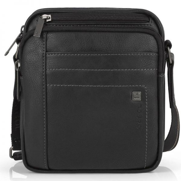 Τσάντα ώμου μεσαία μαύρη Gabol Borneo Shoulder Bag Black