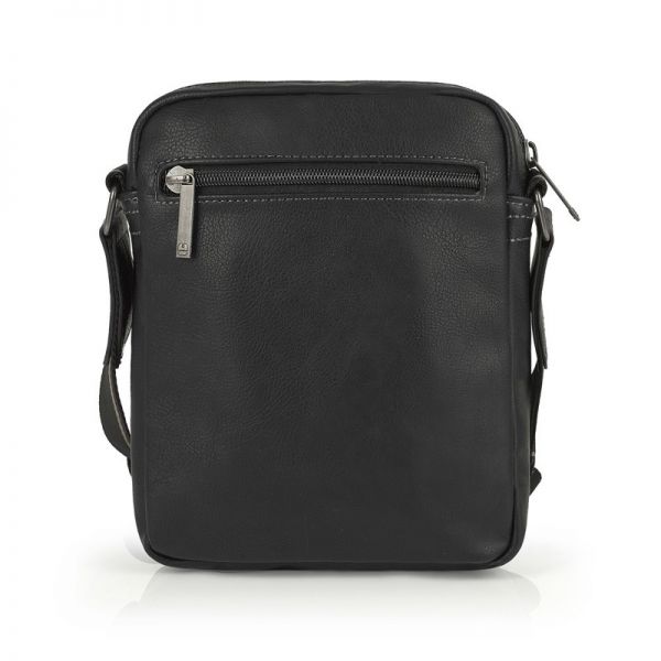 Τσάντα μεσαία ώμου μαύρη Gabol Borneo 517404 Shoulder Bag Black, πίσω όψη