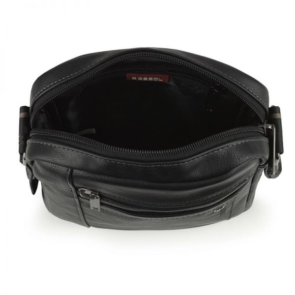 Τσάντα μεσαία ώμου μαύρη Gabol Borneo 517404 Shoulder Bag Black, εσωτερικό